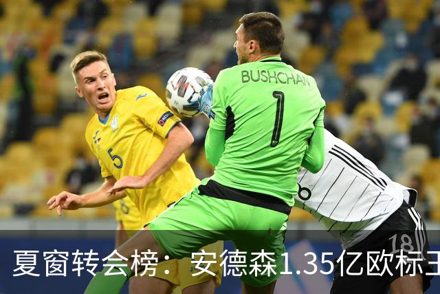 夏窗转会榜：安德森1.35亿欧标王 5000万欧+交易已11笔